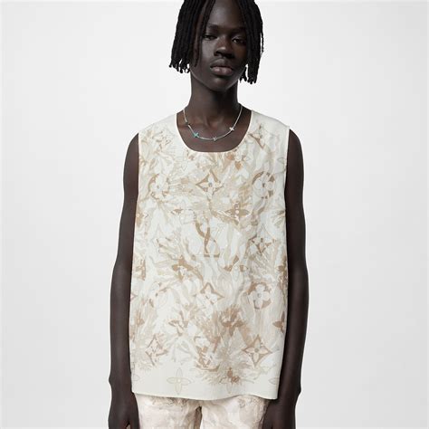 louis vuitton tanktop men|Embroidered Cotton Tanktop .